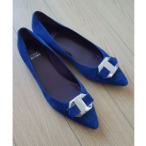 BRAND NEW Stuart Weitzman Cobalt Blue Flats size 9
